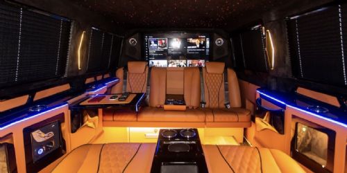 Vip V Class Mercedes or VW  Lux Vans Black Private